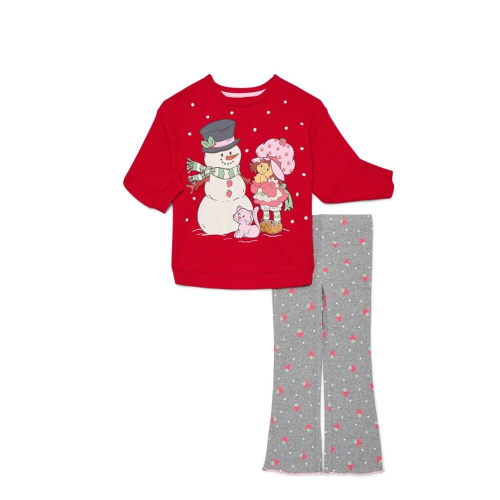 Strawberry Shortcake Toddler Girls Sweatshirt & Flare Leggings Set - 2pc